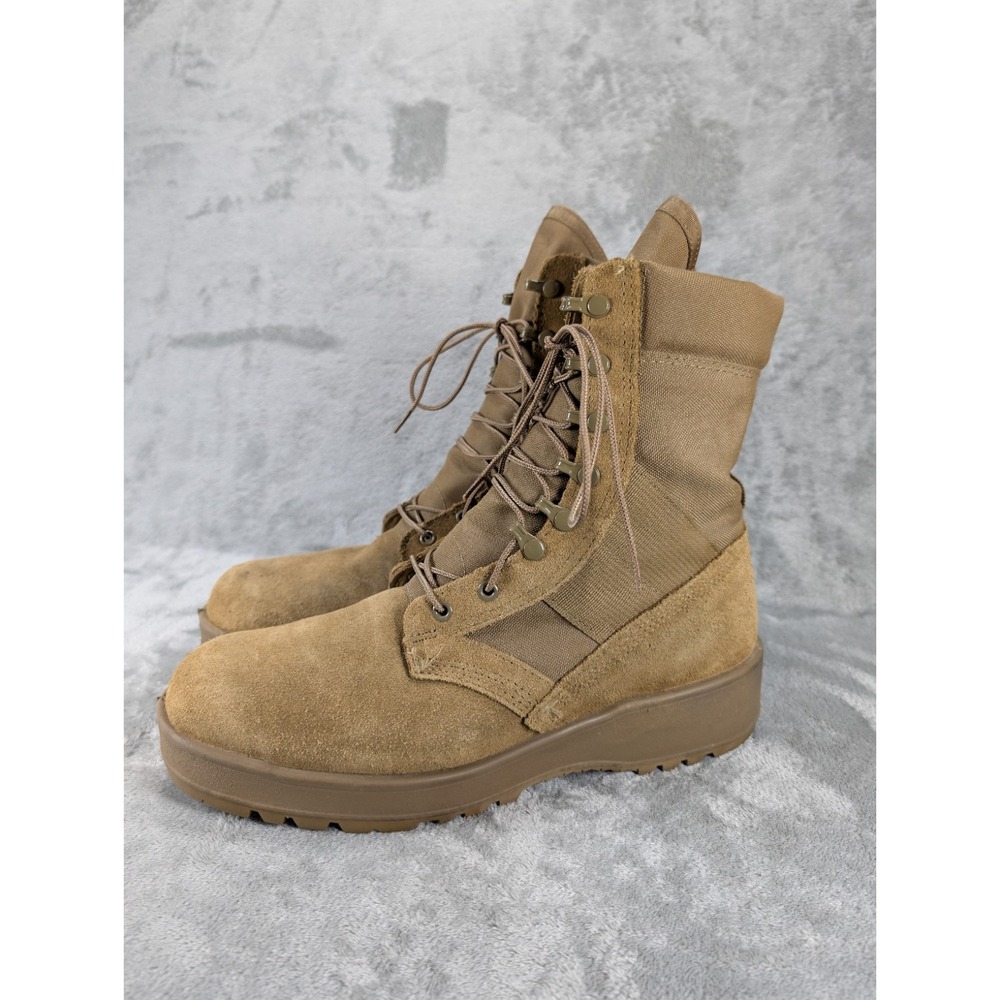 Coyote Tan Hot Weather Combat Boots 11.5 R Vibram USA 798 SPE1C1-17-D-1004